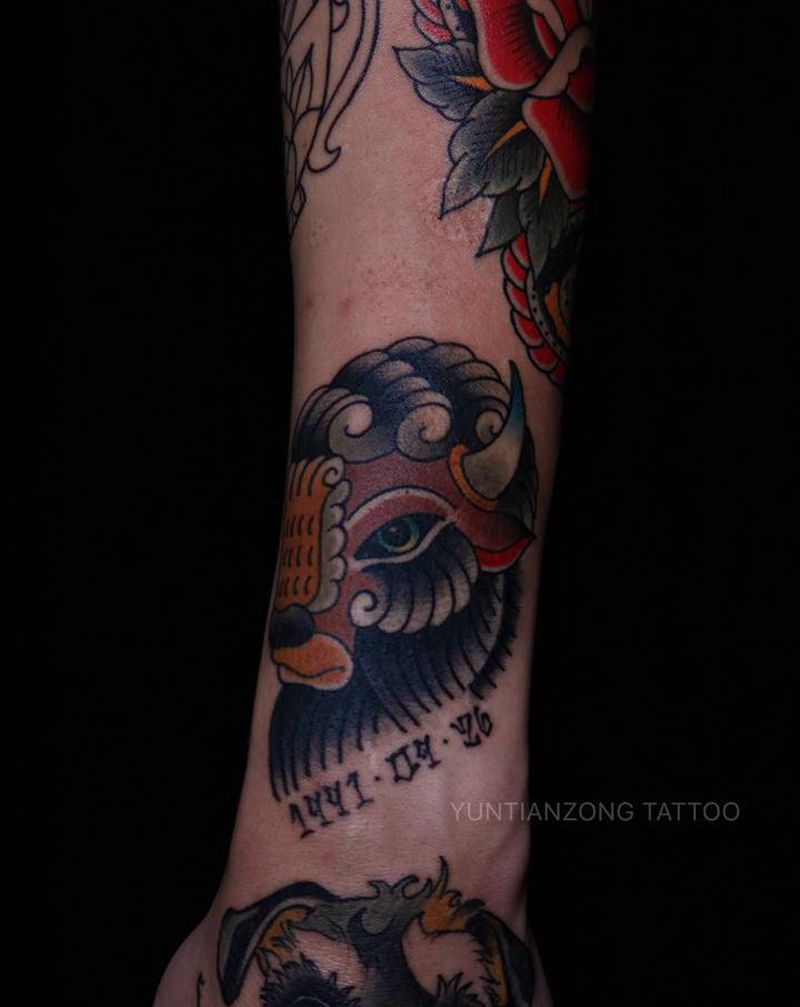 Old school纹身图片_手臂Old School纹身图案