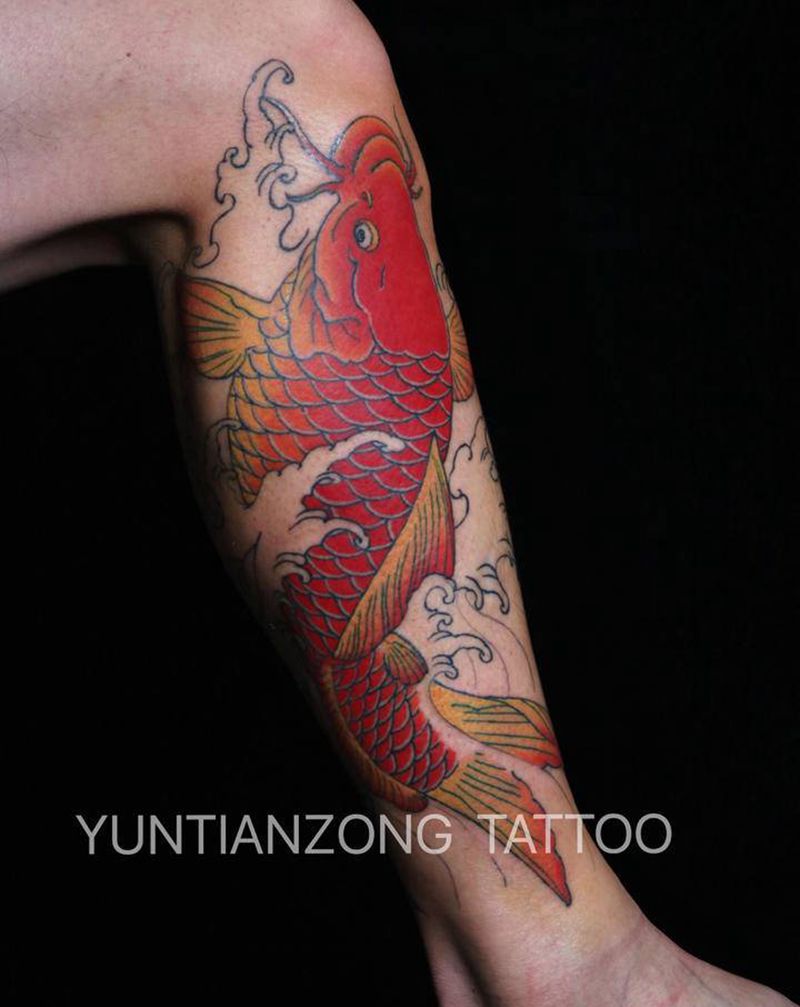 包小腿未完成纹身图片_腿部新传统纹身图案