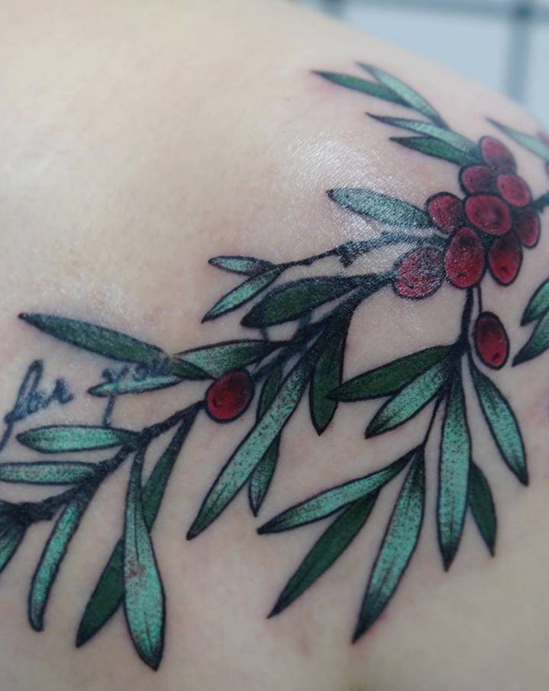 花儿纹身图片_肩部胸部New SchoolOld School纹身图案