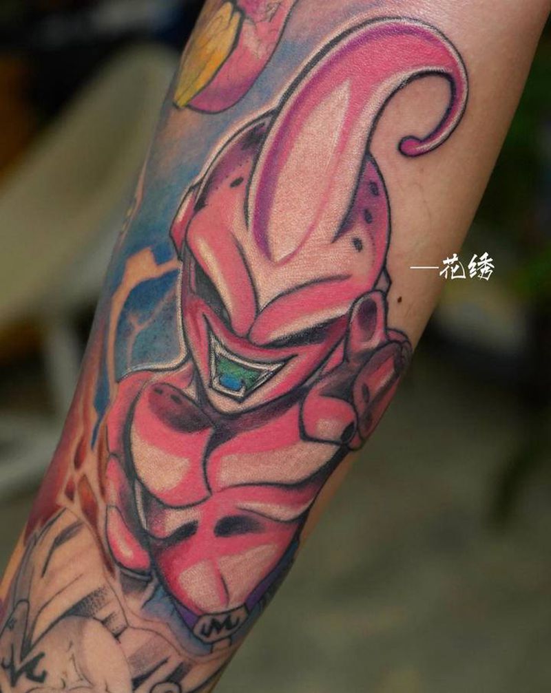 大魔王纹身图片_手臂腿部Old SchoolNew School纹身图案