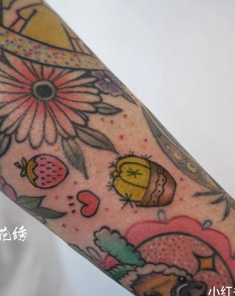 school花臂纹身图片_手臂腿部New SchoolOld School纹身图案