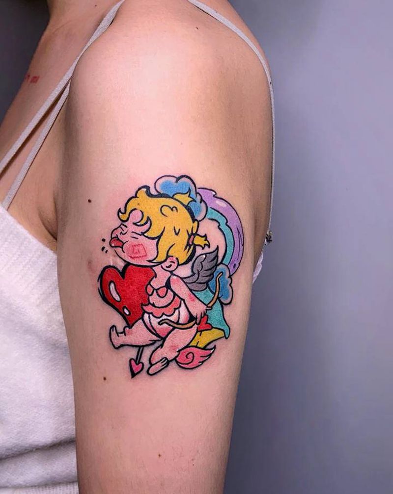 卡通✨纹身图片_手臂卡通纹身图案