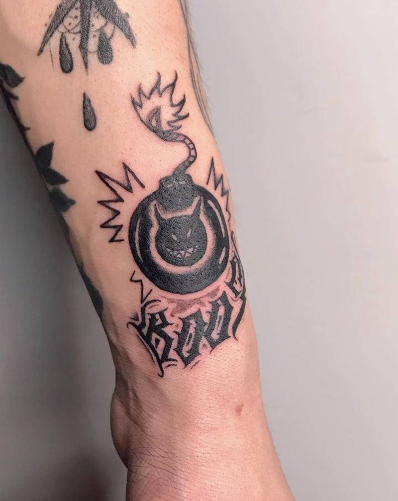 暗黑小图✨纹身图片_手臂暗黑风纹身图案