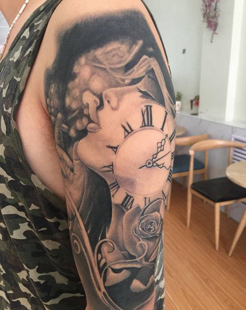 欧美纹身图片_手臂欧美写实纹身图案