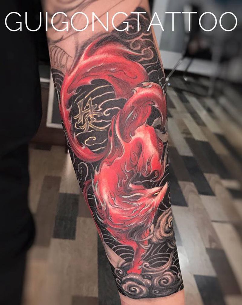 修改纹身图片_手臂新传统欧美写实纹身图案