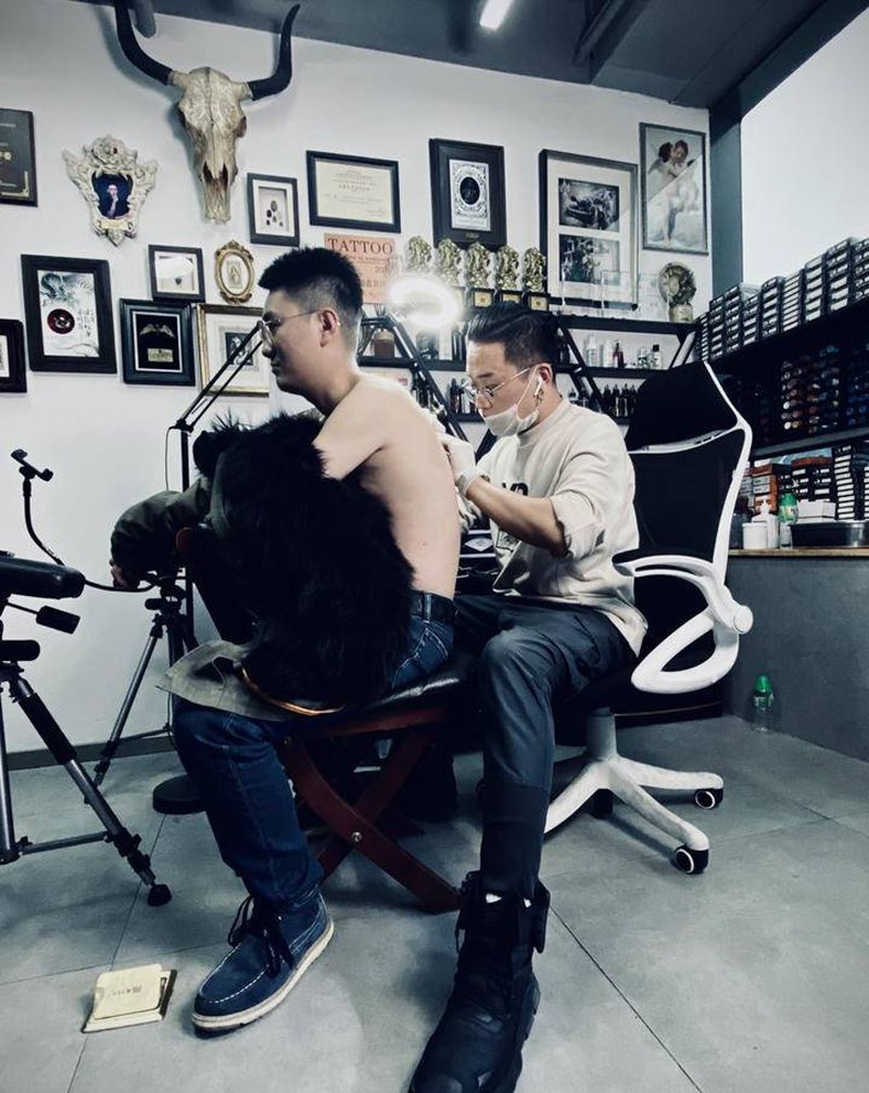 学习即是修行 分享即是进步纹身图片_欧美写实纹身图案