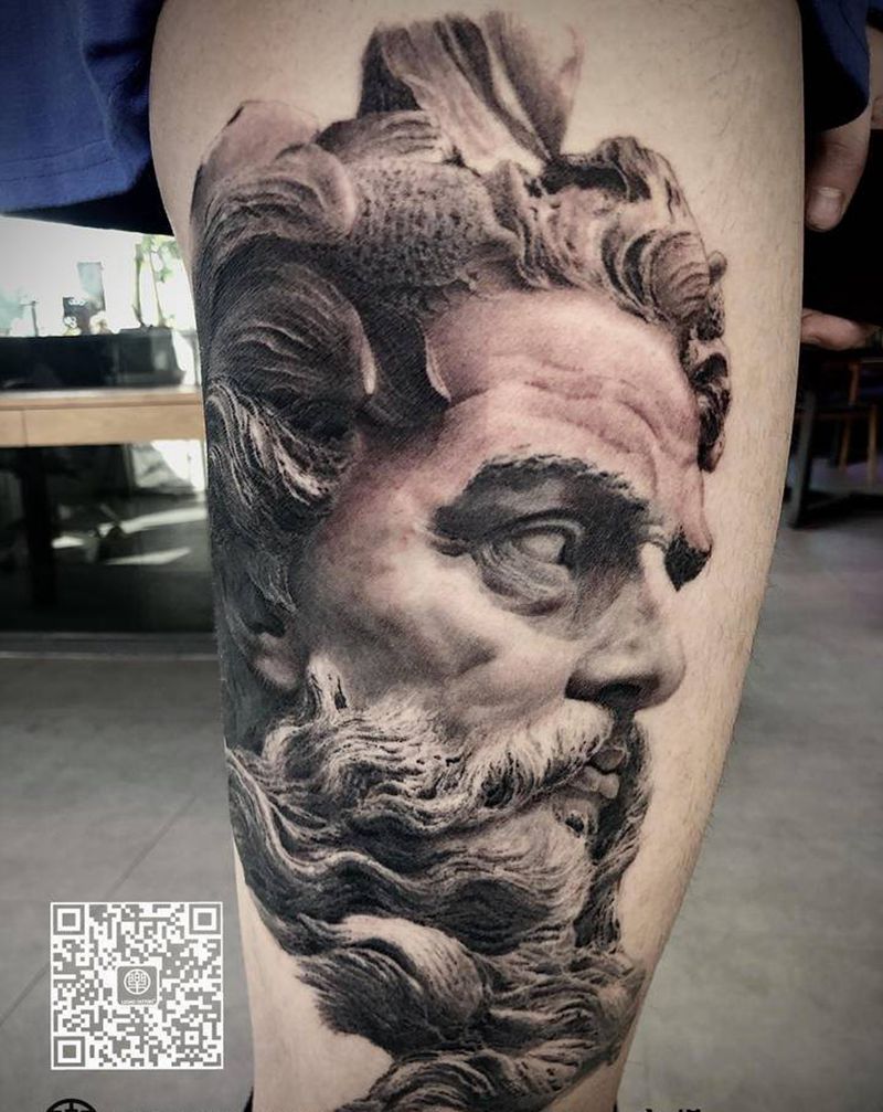 乐道刺青 章煜作品 接受预约纹身图片_欧美写实纹身图案