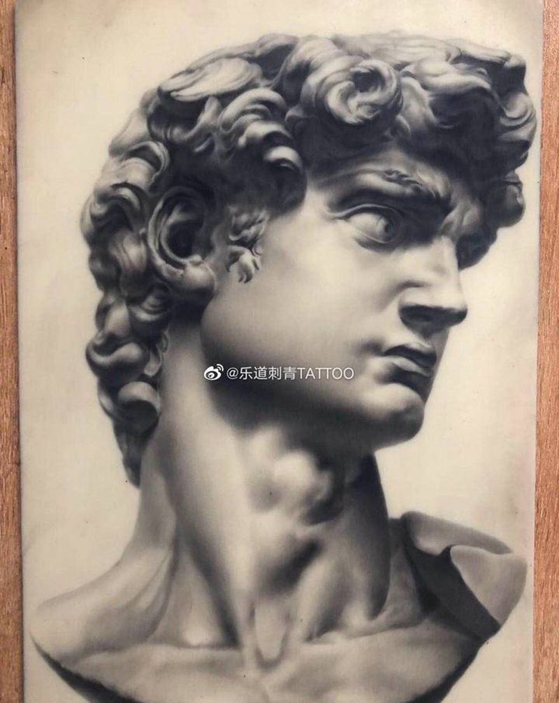 乐道学堂日常练习纹身图片_欧美写实乐道刺青乐道学堂纹身图案