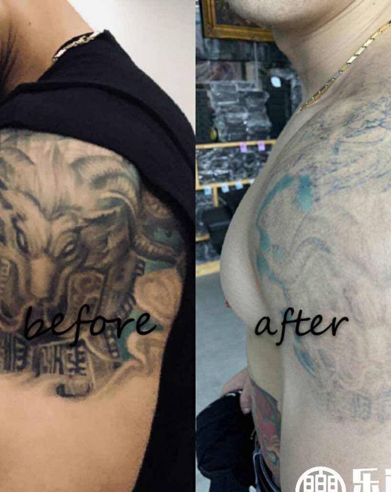 乐道 洗纹身纹身图片_手臂腿部欧美写实纹身图案