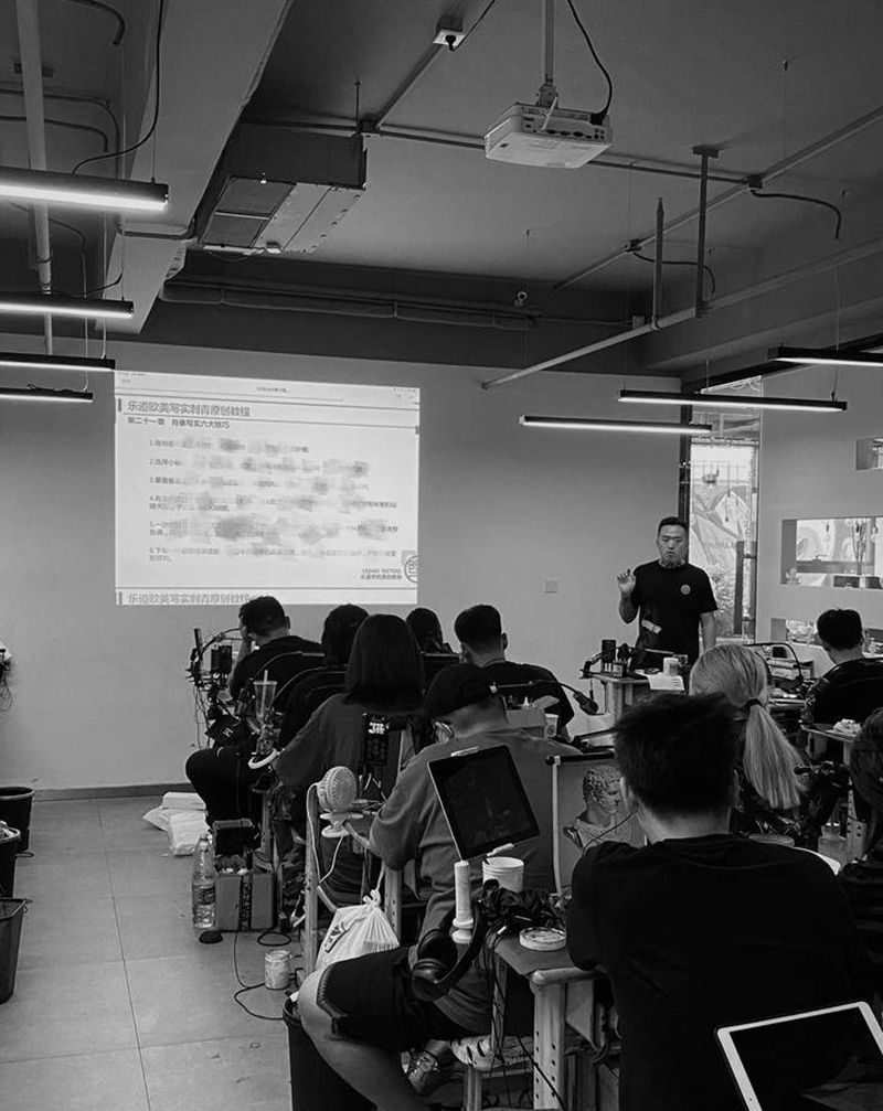 乐道学堂纹身图片_欧美写实纹身图案