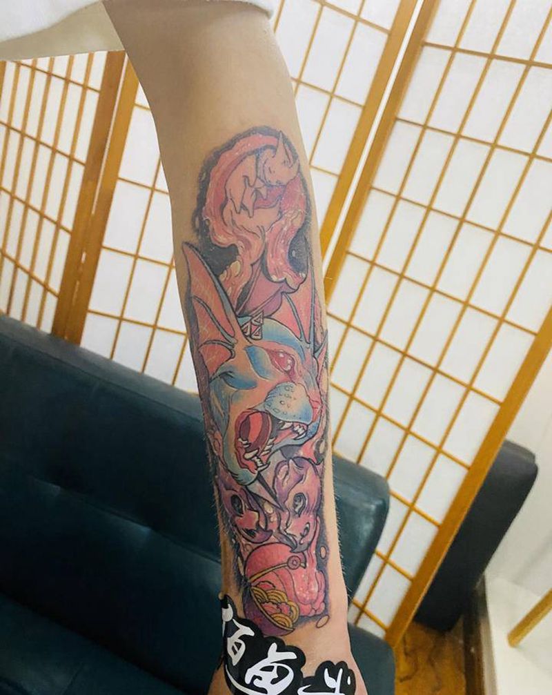 手臂纹身图片_手臂纹身图案