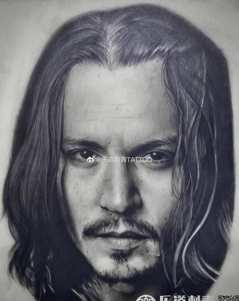 徒弟练习作品纹身图片_欧美写实纹身图案