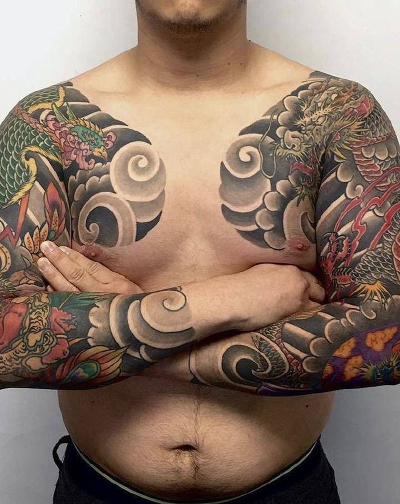 传统纹身图片_老传统纹身图案