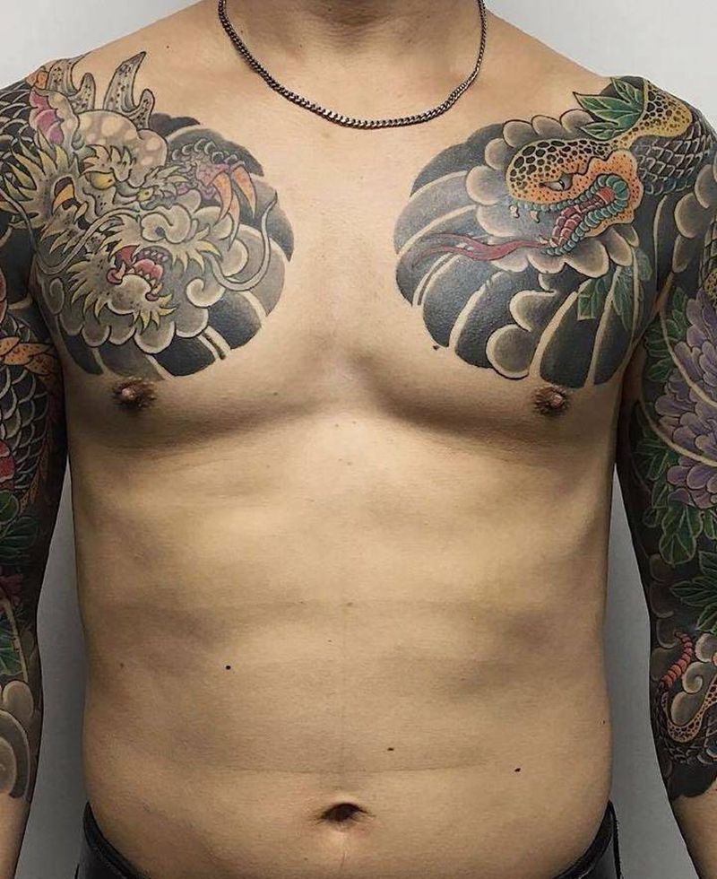 传统纹身图片_老传统纹身图案