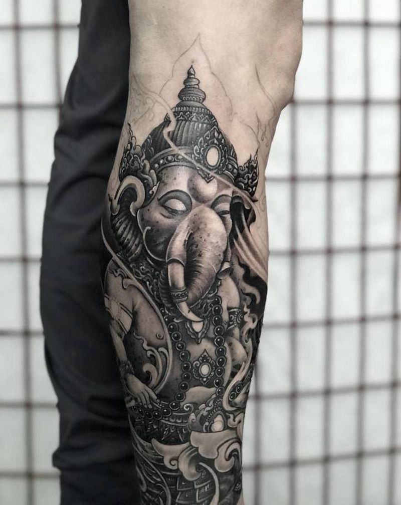 未完纹身图片_新传统纹身图案