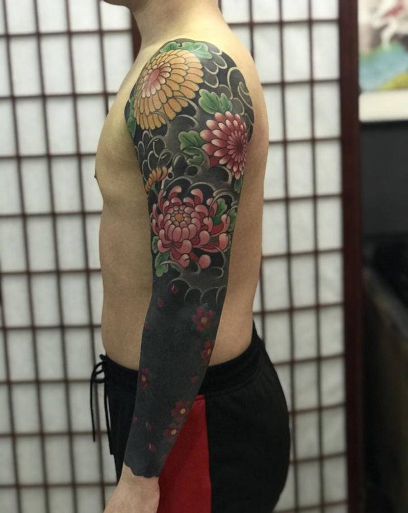 小臂是遮盖纹身图片_老传统纹身图案