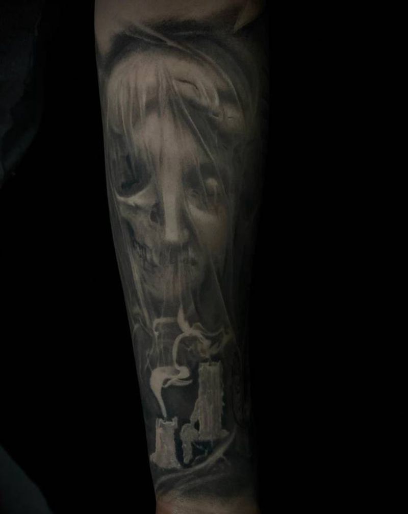 致敬 大师 乔瓦尼·斯特拉扎纹身图片_手臂手部欧美写实雕塑纹身图案