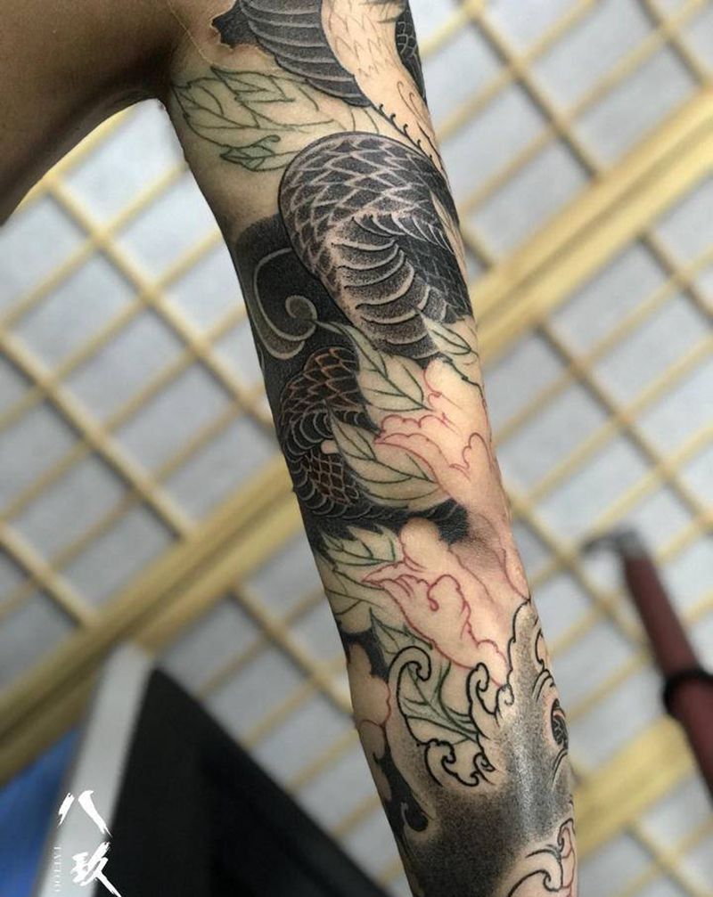 50%纹身图片_新传统纹身图案