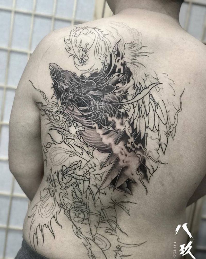 今日30%纹身图片_新传统纹身图案