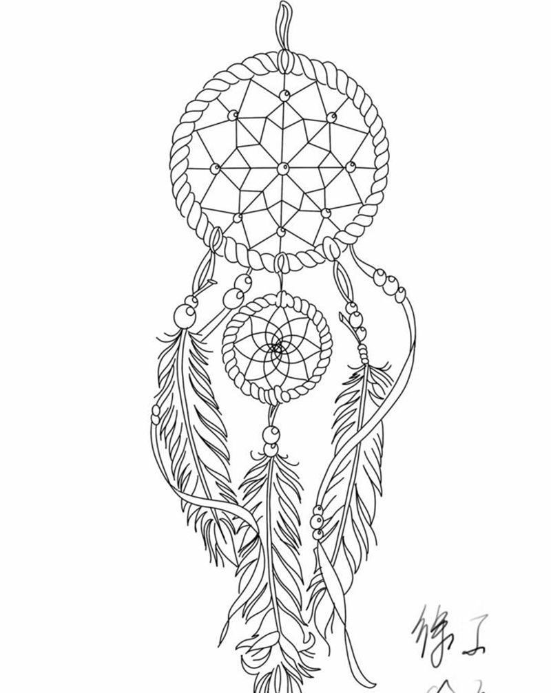 客稿线稿纹身图片_几何纹身图案