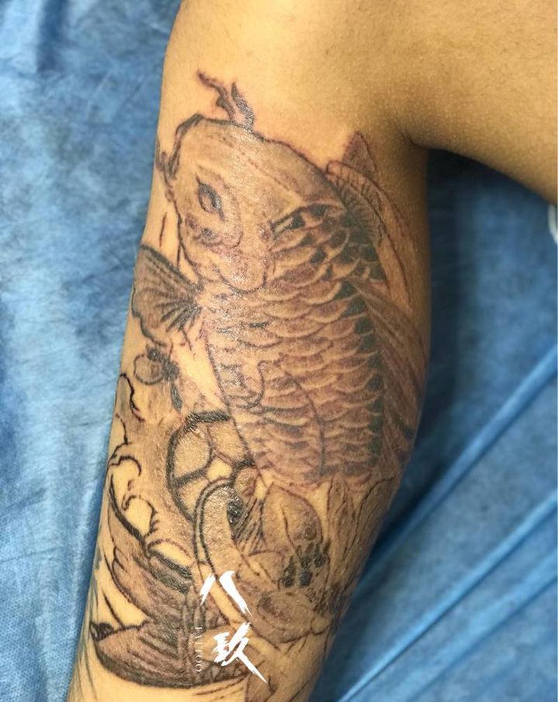 皮秒洗纹身，第一次清洗纹身图片_老传统纹身图案