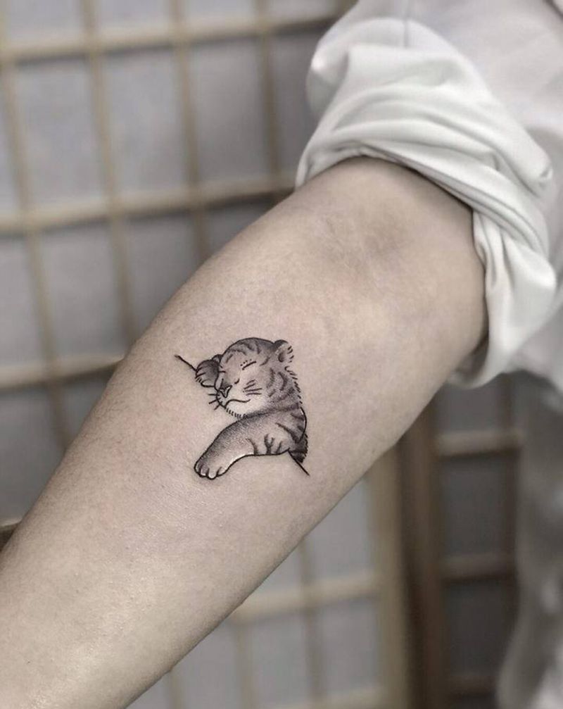 三德子师傅纹身图片_手臂纹身图案