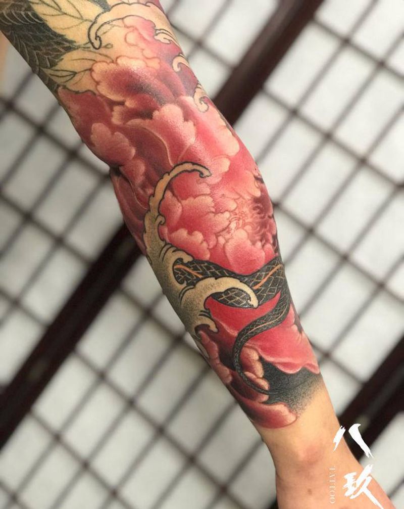 花臂纹身图片_手臂纹身图案