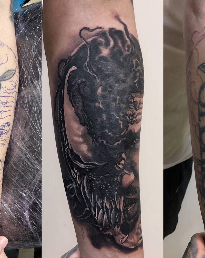 遮盖纹身图片_手臂纹身图案