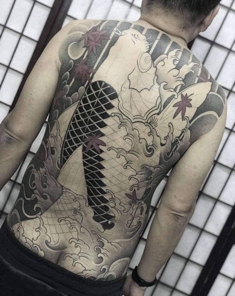 未完纹身图片_老传统纹身图案