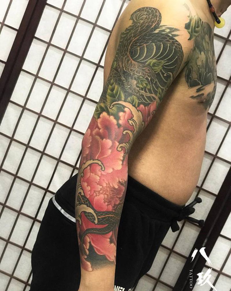 未完纹身图片_新传统纹身图案