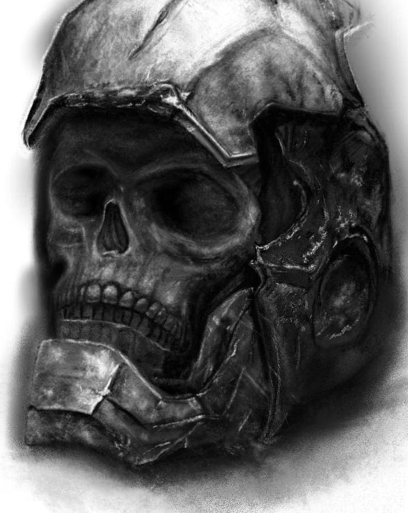 钢铁之躯纹身图片_手稿纹身图案