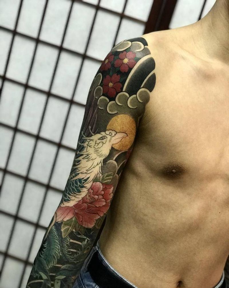 未完纹身图片_老传统纹身图案