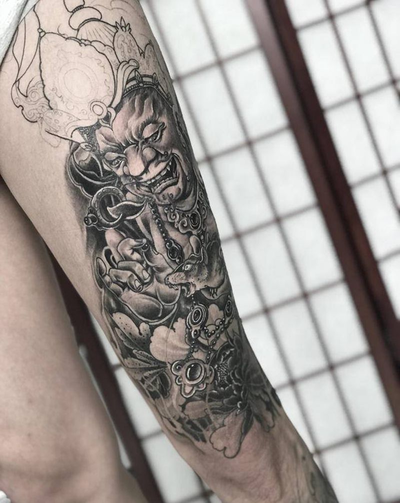 未完纹身图片_新传统纹身图案