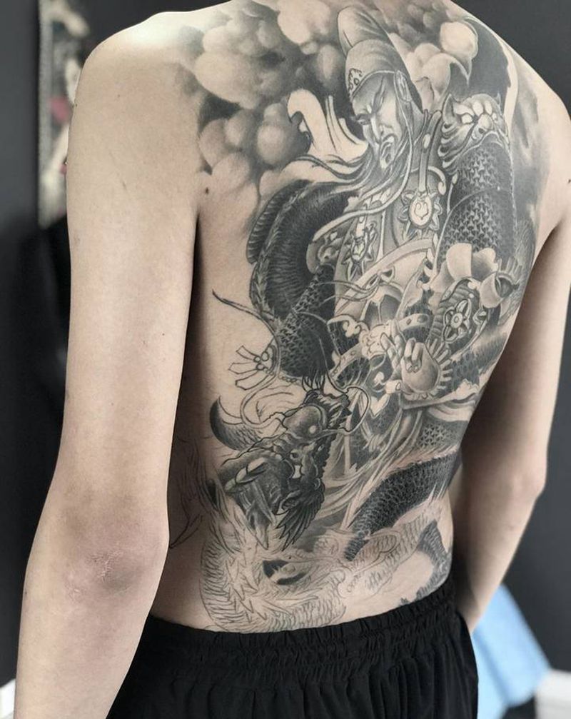 三年前的未完纹身图片_新传统纹身图案