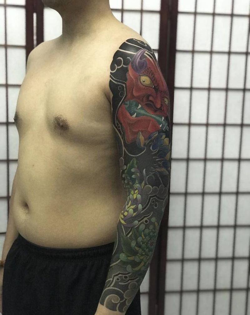 修改遮盖纹身图片_老传统纹身图案