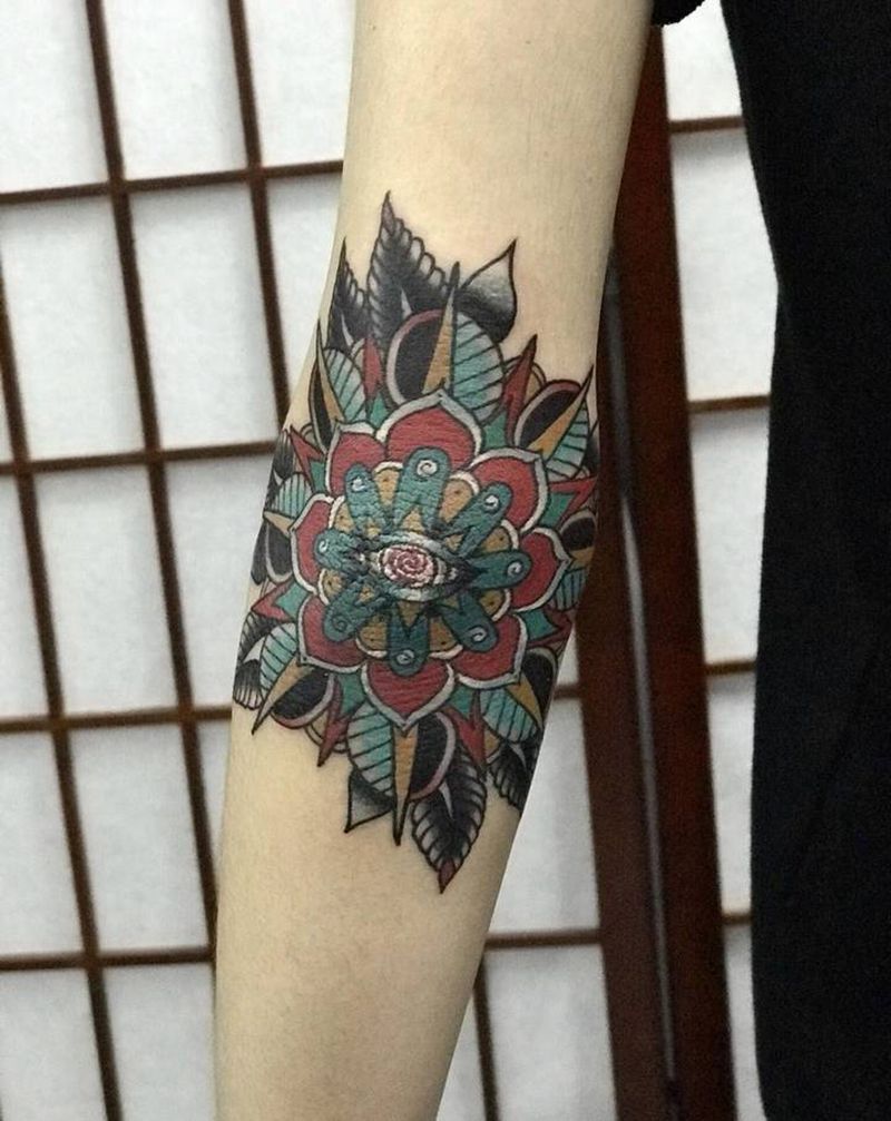 3.5小时纹身图片_Old School纹身图案