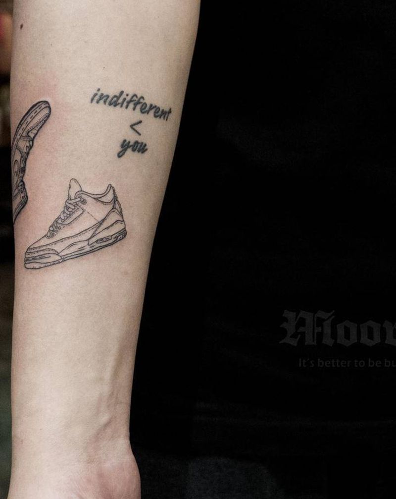 aj纹身图片_手臂纹身图案