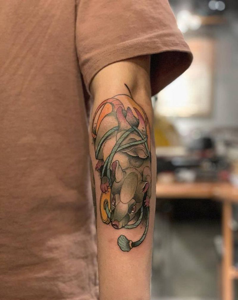 new school纹身图片_手臂New School纹身图案