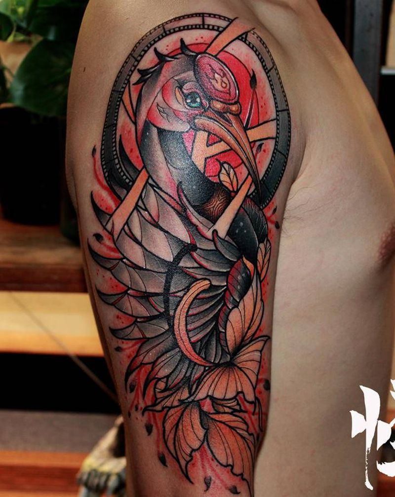 new school纹身图片_手臂New School纹身图案