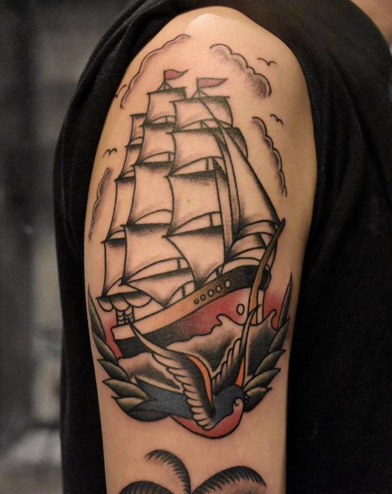 old school纹身图片_手臂Old School纹身图案