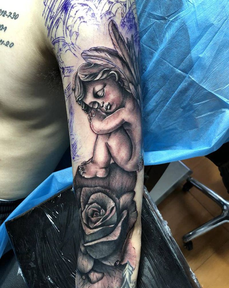 未完待续…纹身图片_手臂纹身图案