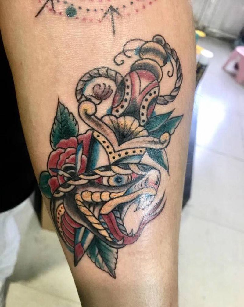 欧美纹身图片_手臂欧美写实纹身图案