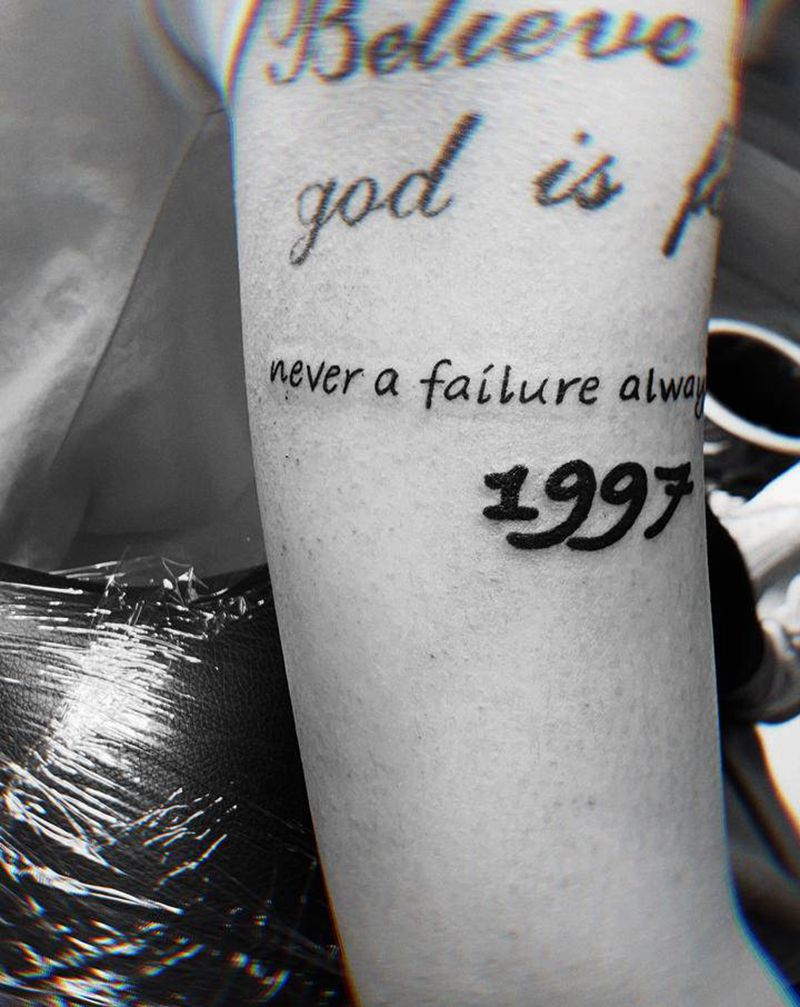 小英文纹身图片_手臂纹身图案