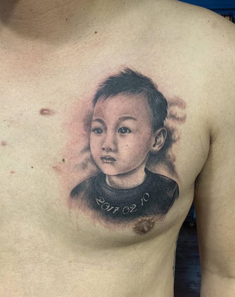 一千二百米纹身图片_欧美写实纹身图案