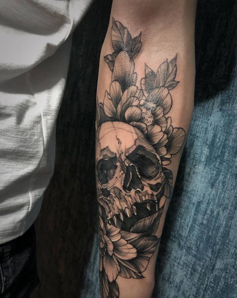 高级黑纹身图片_手臂纹身图案