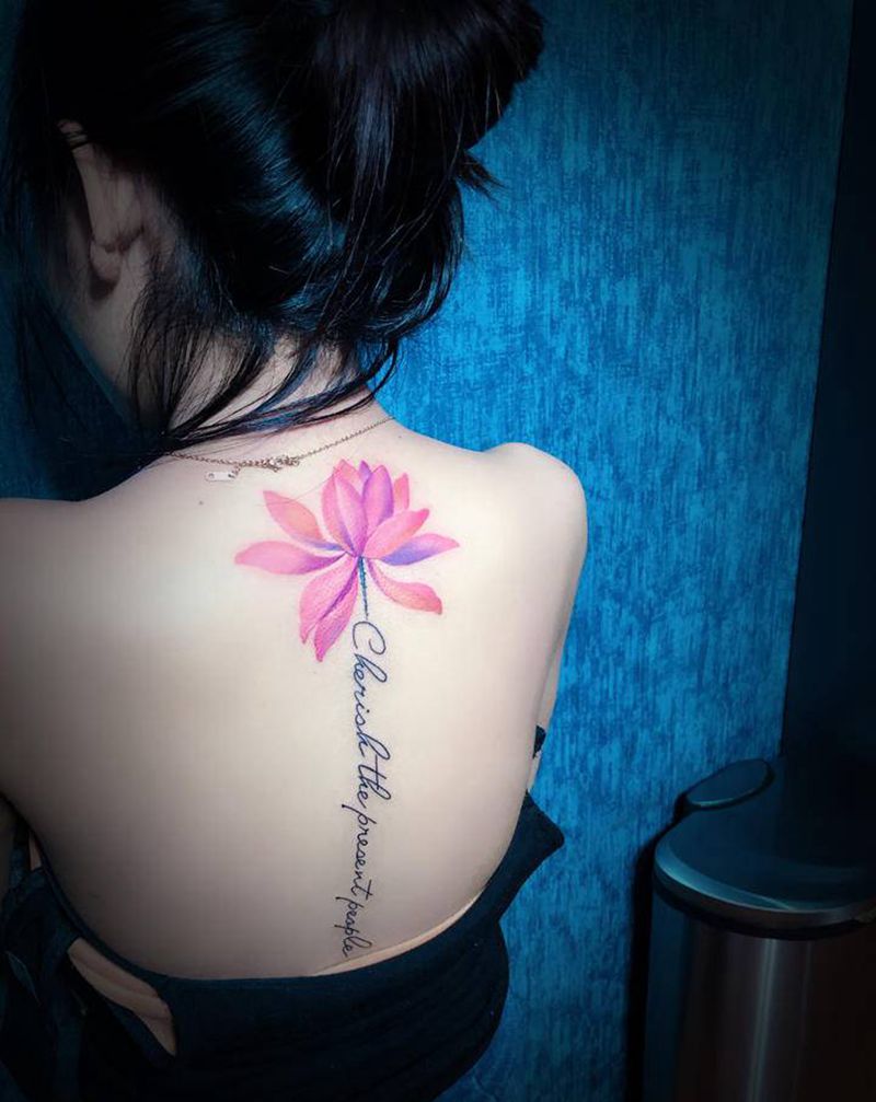 精致的小清新纹身图片_背部手臂纹身图案