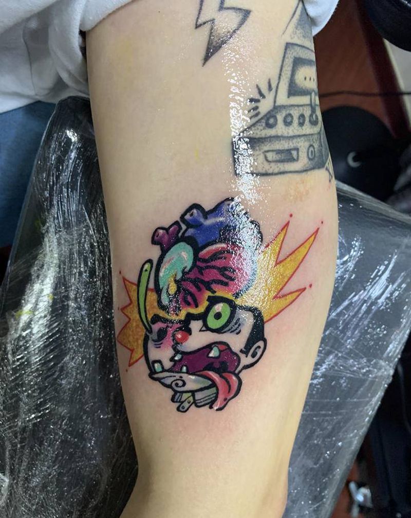 不知道纹身图片_New School纹身图案