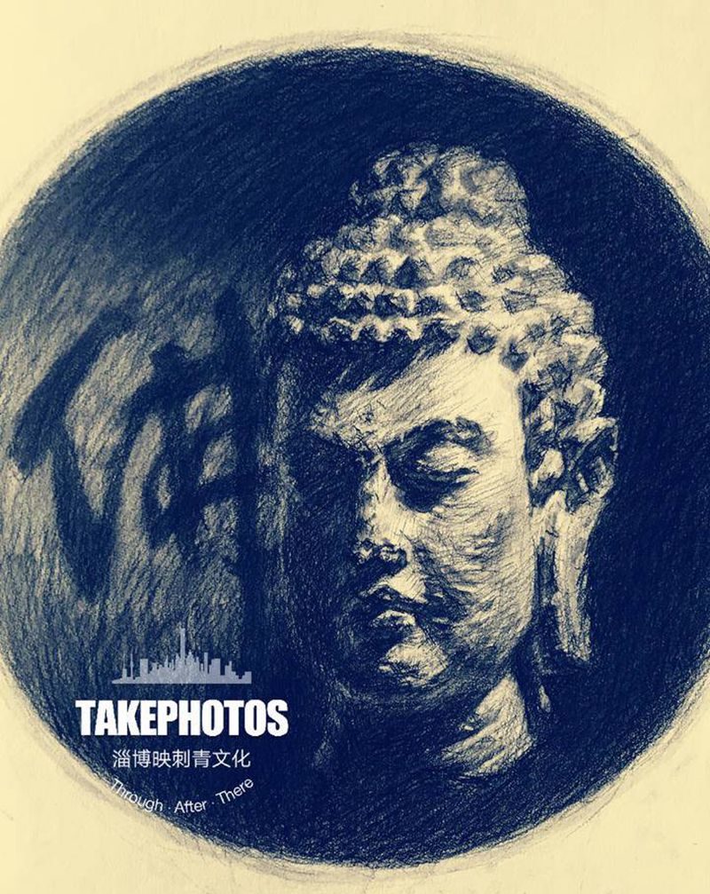 佛境纹身图片_新传统纹身图案