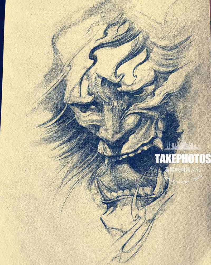 瞬间纹身图片_新传统纹身图案