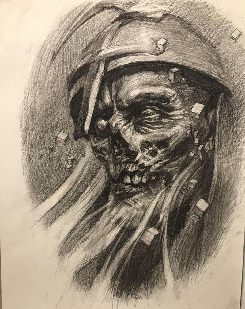 海盗纹身图片_欧美写实纹身图案